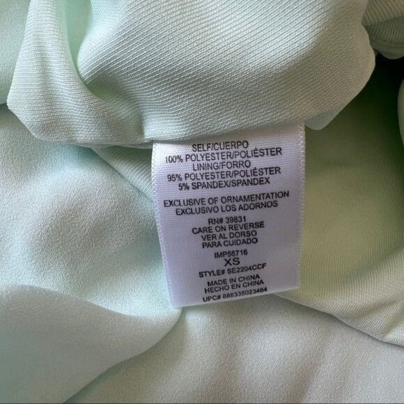 Sam Edelman Flowy Cami Crop Top in Pale Mint Green - Picture 7 of 8